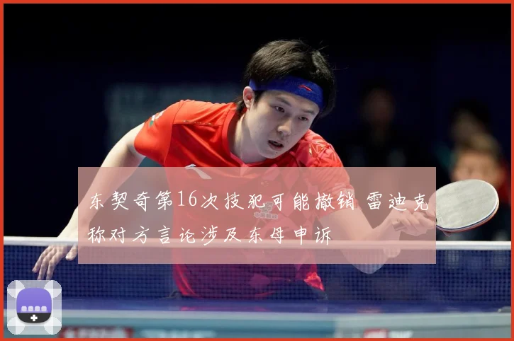 东契奇第16次技犯可能撤销 雷迪克称对方言论涉及东母申诉